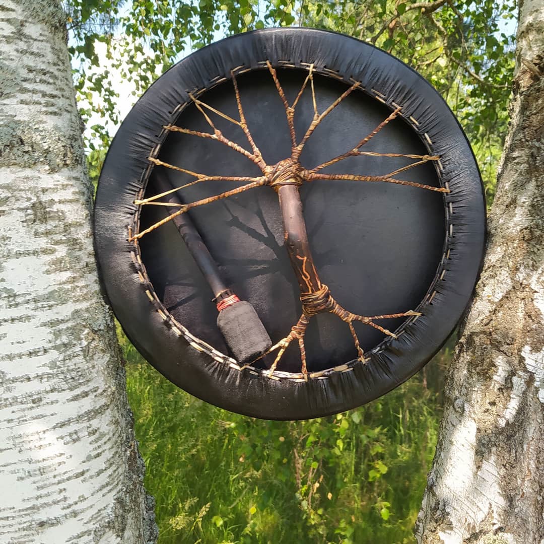 Шаманский бубен (Черный)