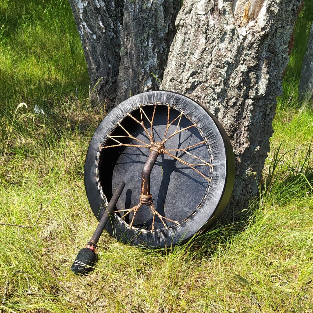 Шаманский бубен (Черный)