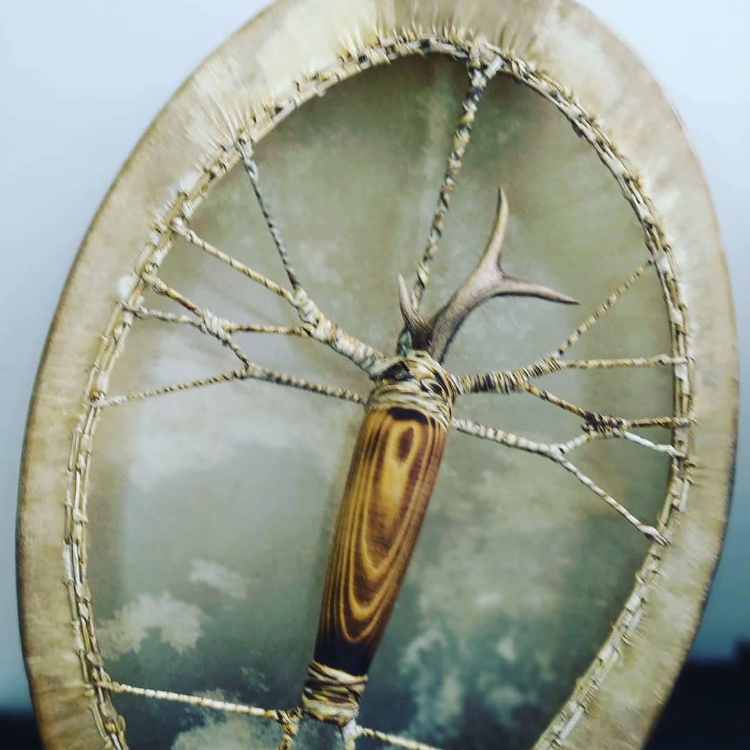 Шаманский бубен (Эллипсной формы)