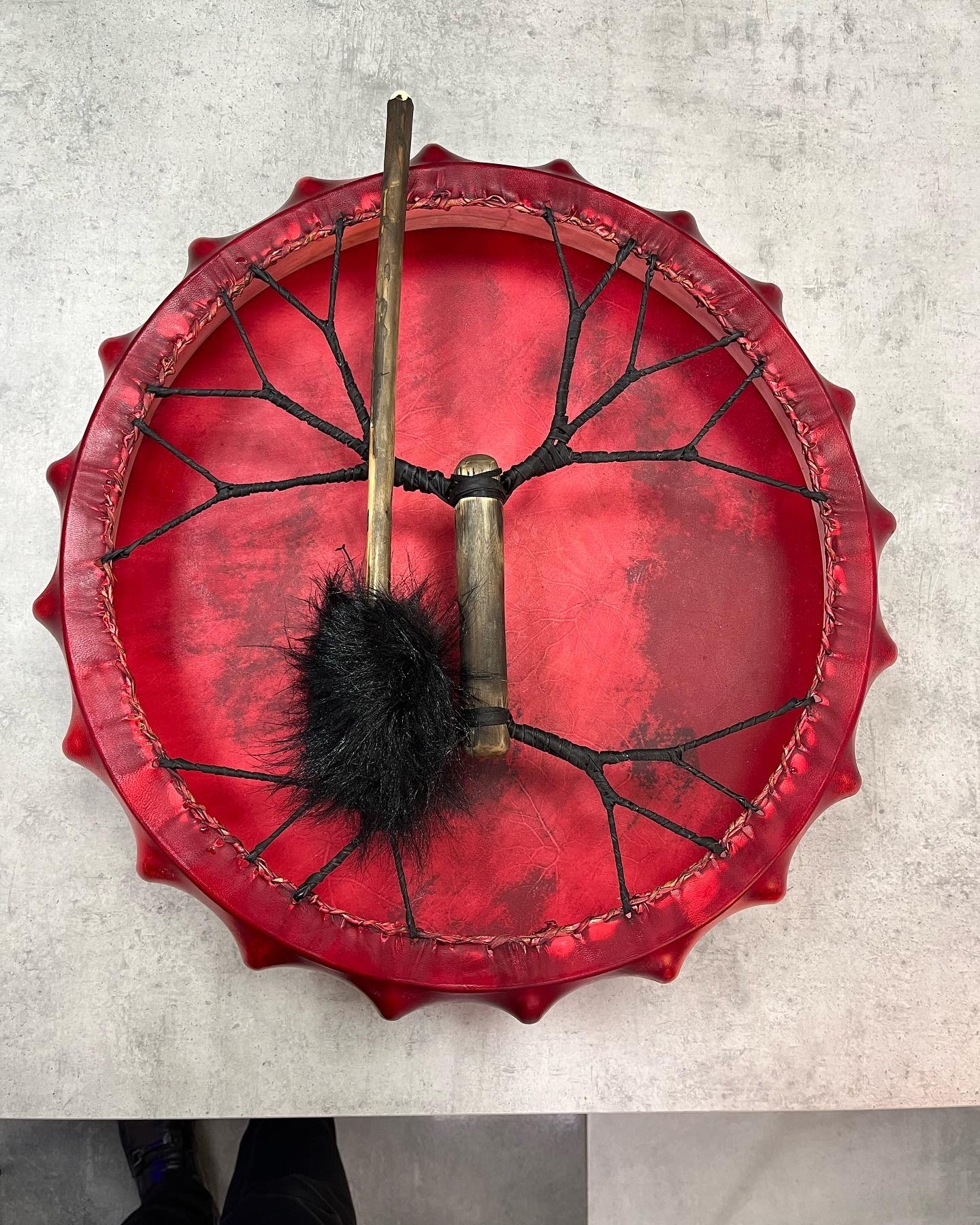 Шаманский бубен (Красное солнце)