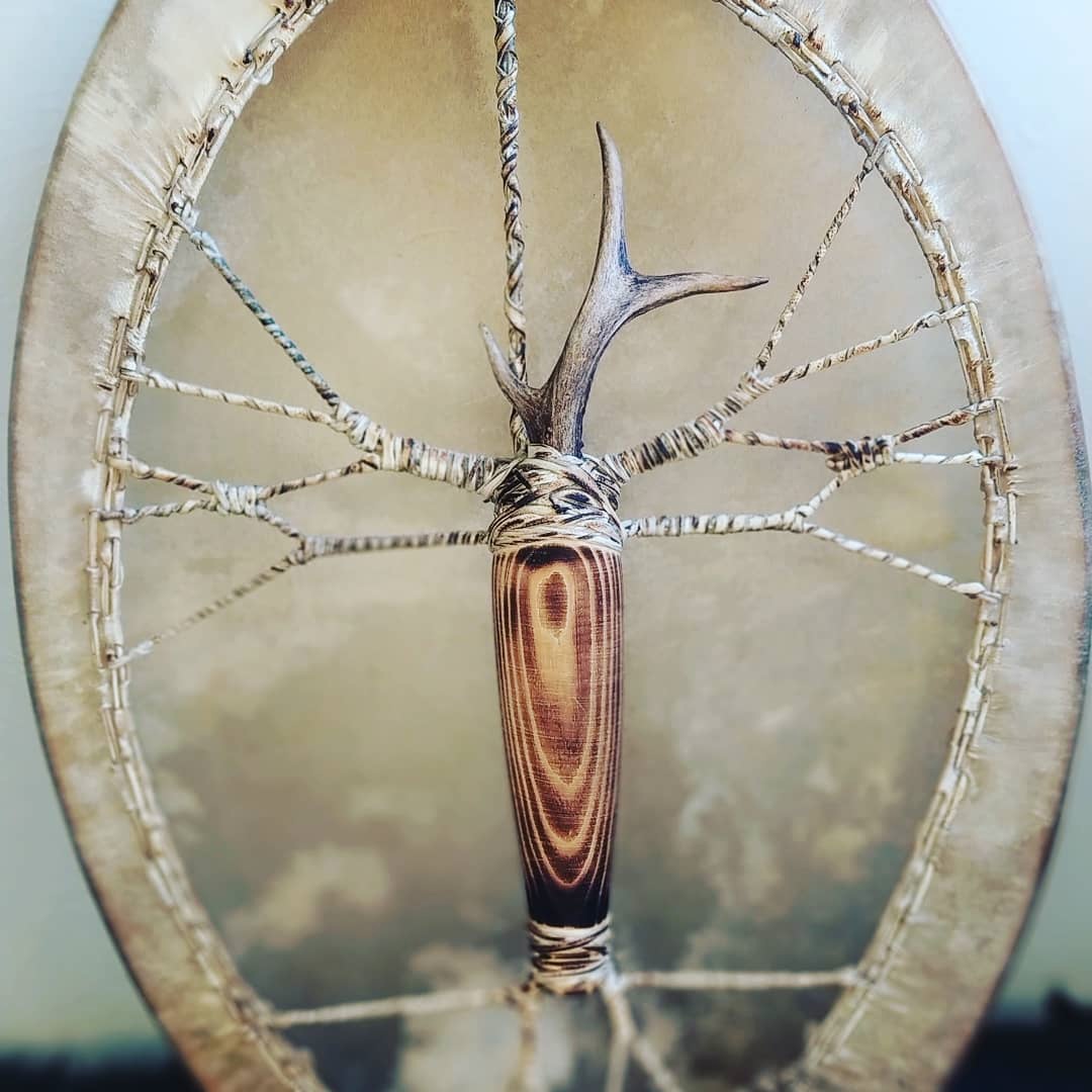 Шаманский бубен (Эллипсной формы)